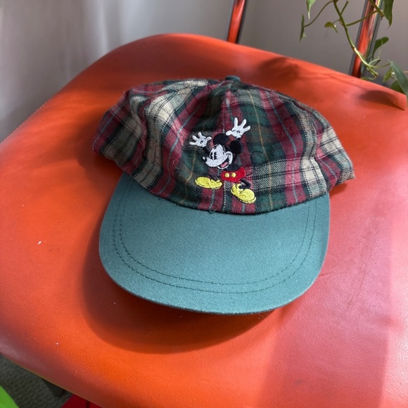 Vintage MICKEY MOUSE DISNEY SNapback hat pattern embroided - Picture 7 of 7